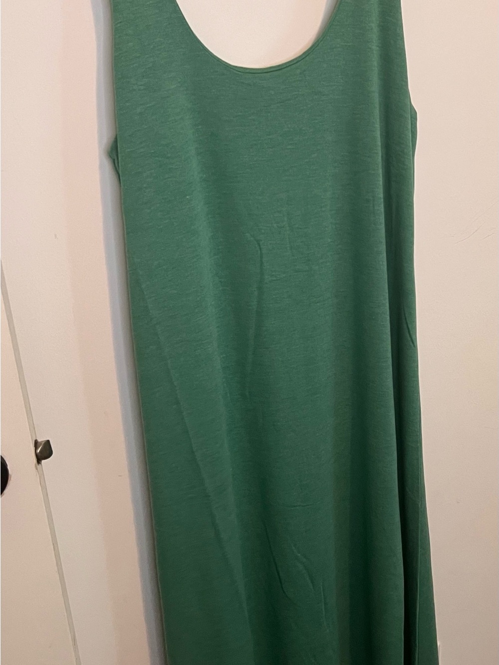 Zenana Outfitters Forest Green Scoop Neck Maxi Dress
